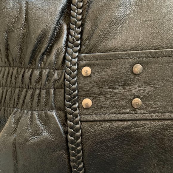 Vance Leathers Biker Moto Jacket Braiding & Studs - Picture 6 of 9